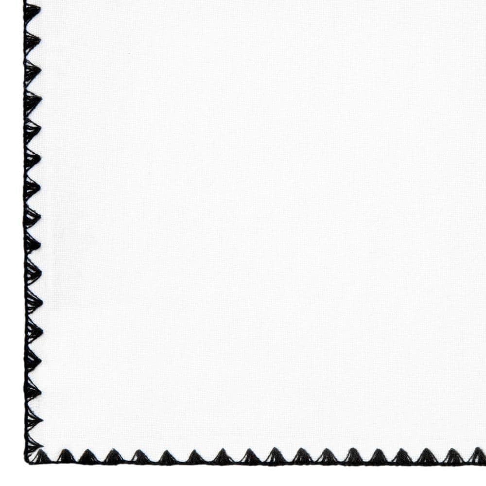 White Polyester Light-Filtering Rod Pocket Tier Curtain Set
