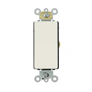 Decora Plus 20 Amp 120/277-Volt Single-Pole Antimicrobial Treated Rocker Switch, White