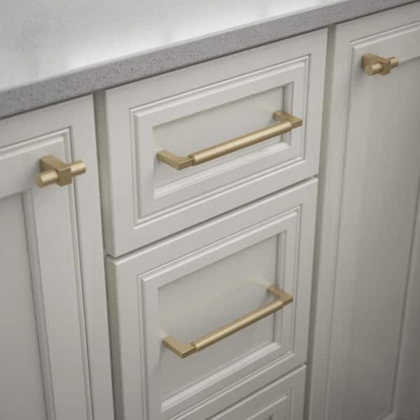 25-Pack Artesia 6-5/16 in. (160 mm) Modern Champagne Bronze Cabinet Drawer Bar Pulls