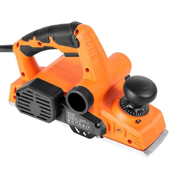 Electric Hand Planer, 3-1/4-in. Cut Width, 7-Amp 14500 RPM Corded Power Handheld Planer for Wood, with Adjustable Cut
