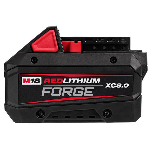 Milwaukee M18 18V Lithium-Ion REDLITHIUM FORGE XC 8.0 Ah Battery 