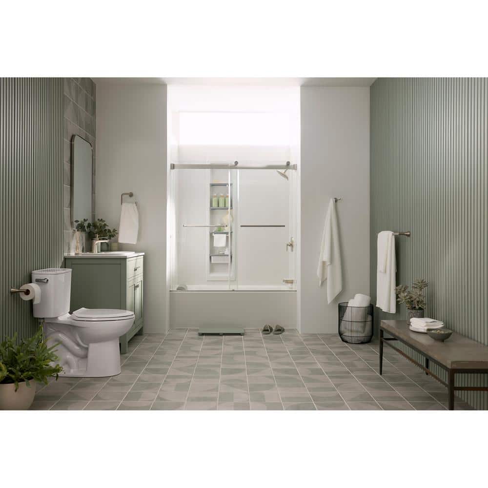 Brushed Nickel 24-Inch Wall Mounted Towel Bar