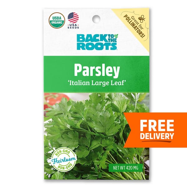 Back to the Roots Organic Italian Large Leaf Parsley Seed (1-Pack)