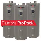 Gladiator 55 Gal. Tall 12 Year 4500/4500-Watt Electric Water Heater with Leak Detection + Auto Shutoff Plumber ProPack
