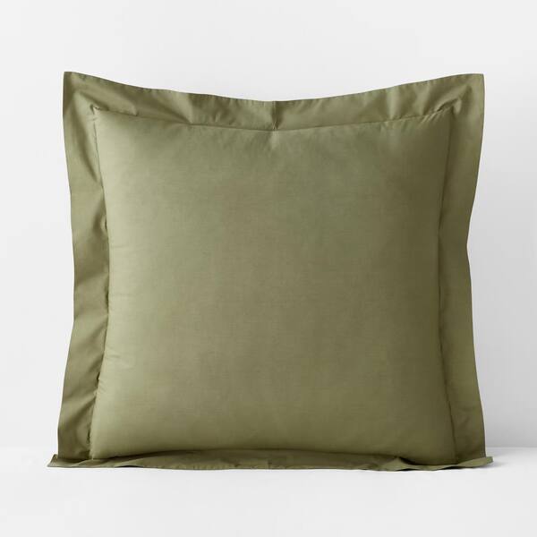 The Company Store Legends Hotel Supima Moss Cotton Percale Euro Sham