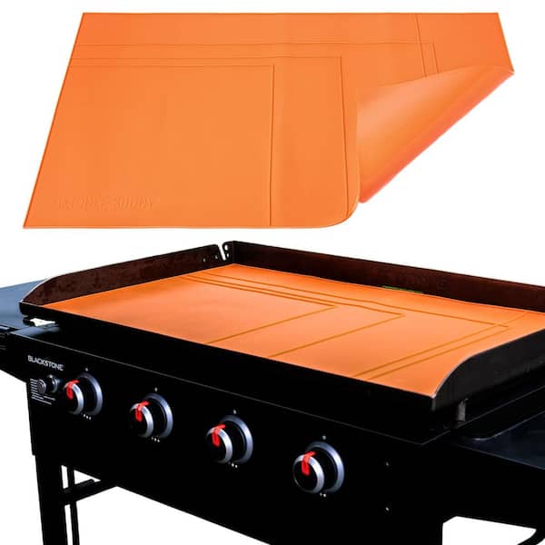 Unbranded Griddle Buddy Grill Mat 35 in. x 21 in.- Food Grade Silicone Grill Cover