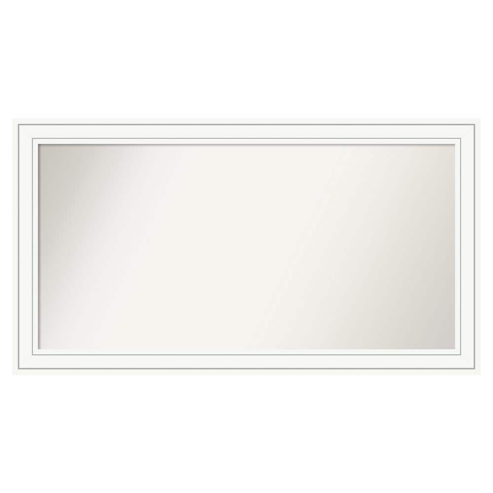 UPC 195468843334 product image for Craftsman White 51 in. x 28 in. Custom Non-Beveled Satin Wood Framed Bathroom Va | upcitemdb.com