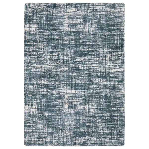 10' X 13' Gray And Ivory Geometric Area Rug