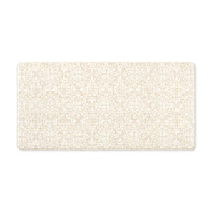 MARTHA STEWART Lemon Whimsy Blue/Yellow 19.60 in. x 59.80 in. Anti Fatigue  Kitchen Mat 4-CCB46 - The Home Depot