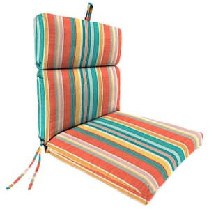 44 in. L x 22 in. W x 4 in. T Outdoor Chair Cushion in Kodi Cornhusk