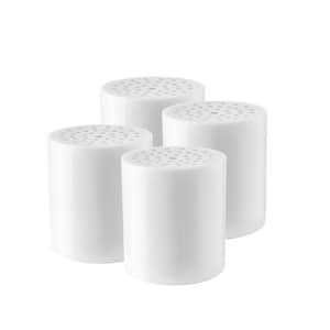Replacement Shower Filter Cartridge for Mist, MSS083 Shower Systems, 15 Stage Filter (4-Pack)