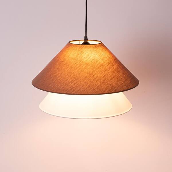 Tぽん Zompoo Mid-Century Kandace 15.7 in. 1 Light Large Pendant Light