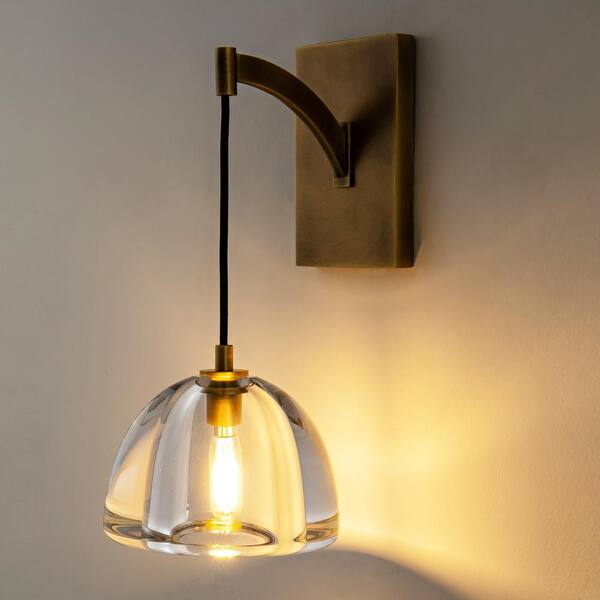 Starlight☆♡ YUYI 7 in. Modern 1-Lights Gold Vanity Light with Luxury