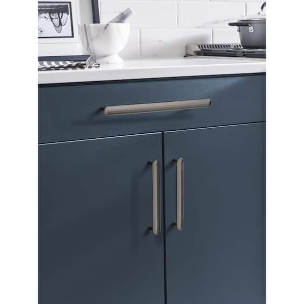 Concentric 10-1/16 in. (256mm) Modern Gunmetal Bar Cabinet Pull