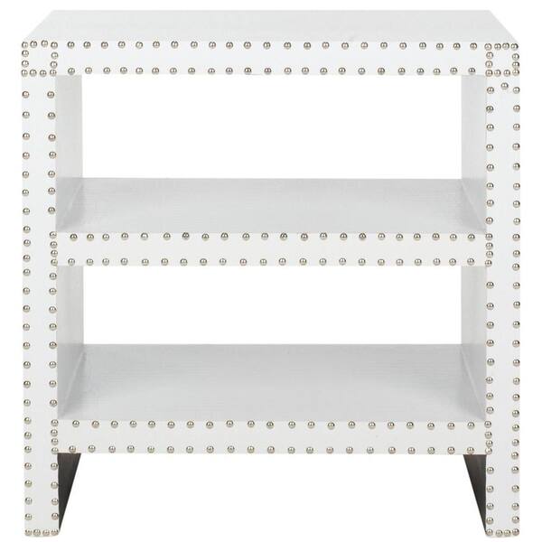 SAFAVIEH Lacey White Side Table