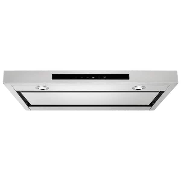 KitchenAid 30 in. Low Profile Under Cabinet Ventilation Range Hood with Light in Stainless Steel