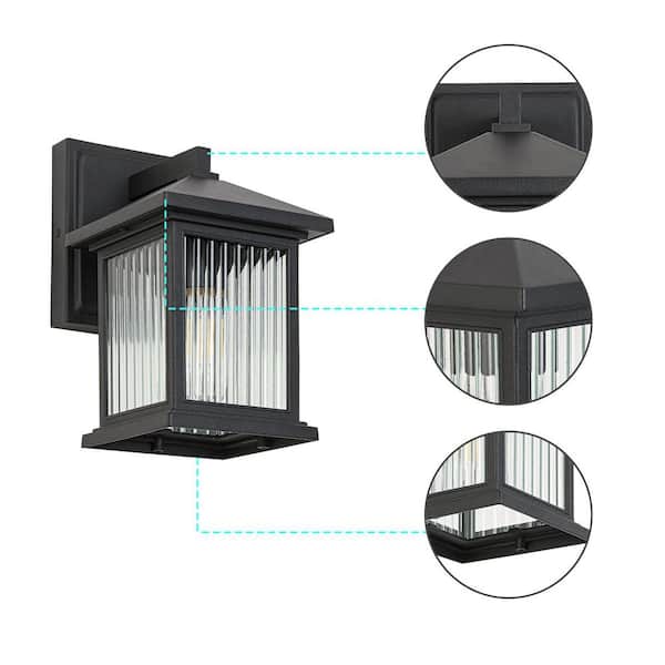 ライト・ランタン WHAT WE WANT GOALSTAND(OAK) Jushua 1-Light Black not Motion Sensing Outdoor Hardwired