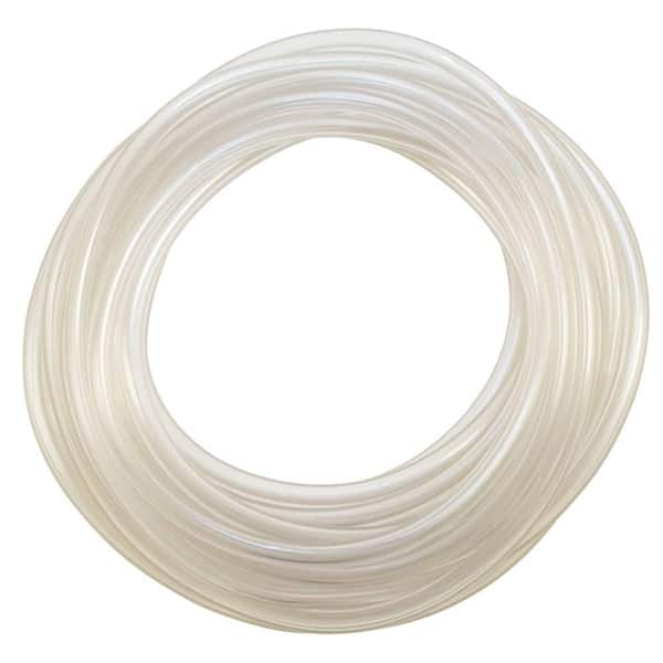New 115-105 Fuel Line for 1/8 in. ID 1/4 in. OD Length 25 ft. Clear PVC Oil  Chemical & Gas Resistant, Smooth & Flexible
