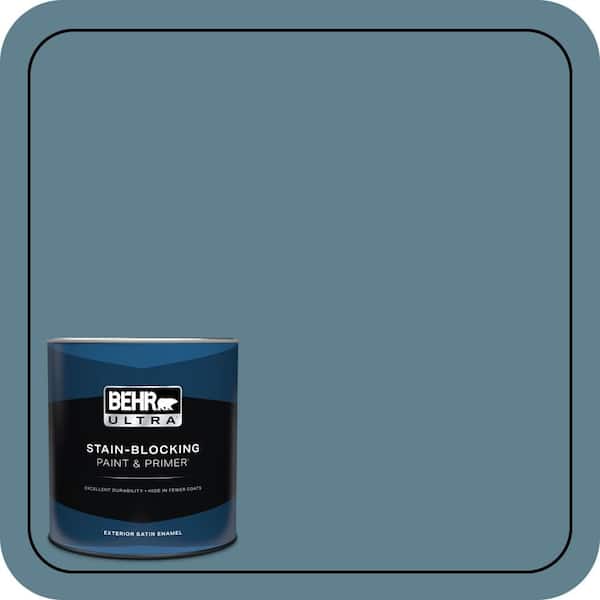 BEHR ULTRA 1 qt. #S470-5 Blueprint Satin Enamel Exterior Paint & Primer