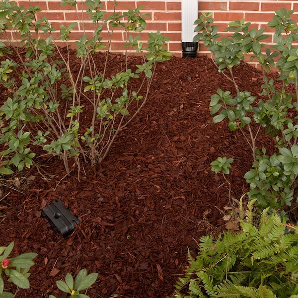 Stealth Flow 60 in. Black Vinyl Low Profile Downspout Extension only