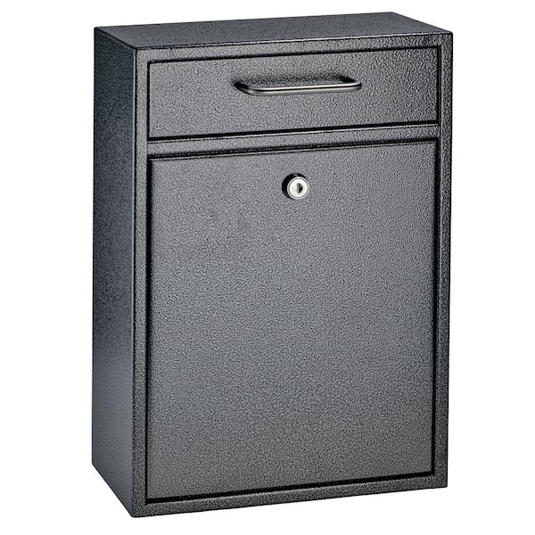 Mail Boss Olympus Locking Wall-Mount Drop Box with High Security ...