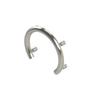13 in. Concealed Screw Grab Bar Accent Ring, Designer Grab Bar, ADA Compliant (Up to 500 lb.) in Brushed Stainless