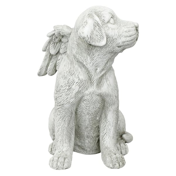 10 in. H Large Loving Friend Memorial Pet Dog Statue