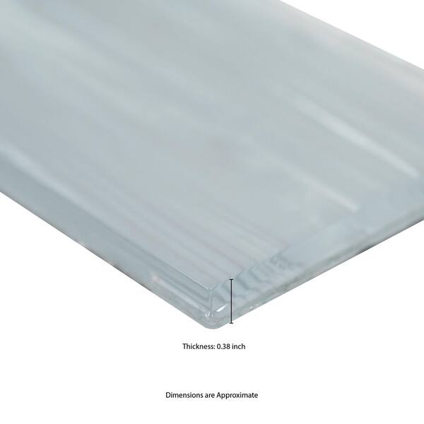 MSI Chilcott Treasure 3 in. x 12 in. Glossy Glass Wall Tile