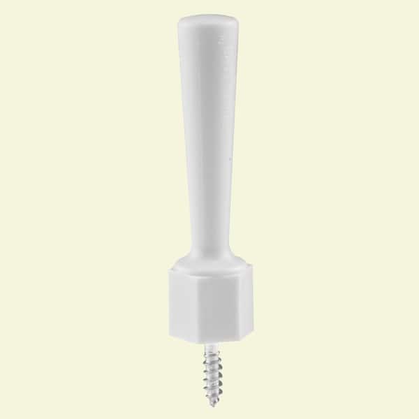 Flexible Vinyl Door Stop Soft Jamb White (3-Pack)