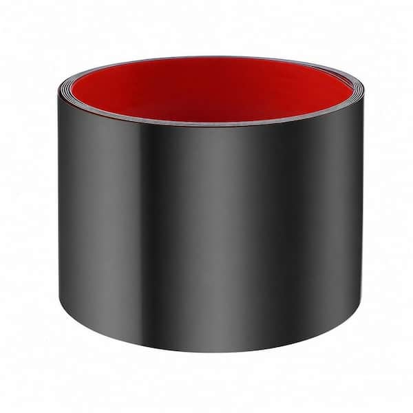 118-W x 4-in D x 0.1-in H in Black Toe Kick Cover, Baseboard Trim Peel and Stick for Bottom of Door, Cabinet, Cupboard