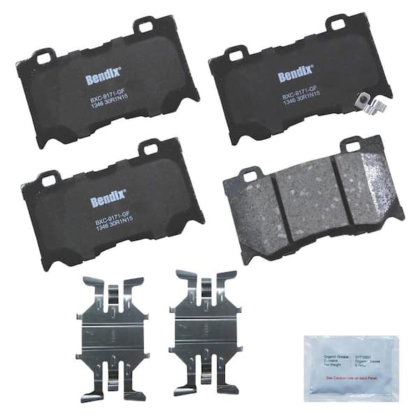 Bendix Premium Copper Free Disc Brake Pad Set 2008-2009 Mercedes-Benz CLK350