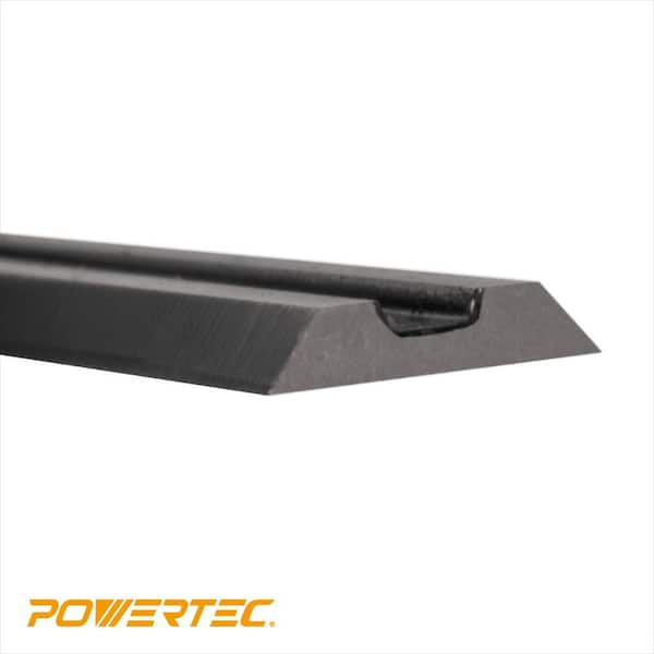 POWERTEC 3-1/4 in. HSS Planer Blades for Black & Decker 79-699 / 7698K (Set  of 2) 128307 - The Home Depot