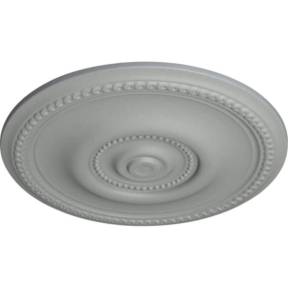 Primed Round High-Density Urethane Ceiling Medallion