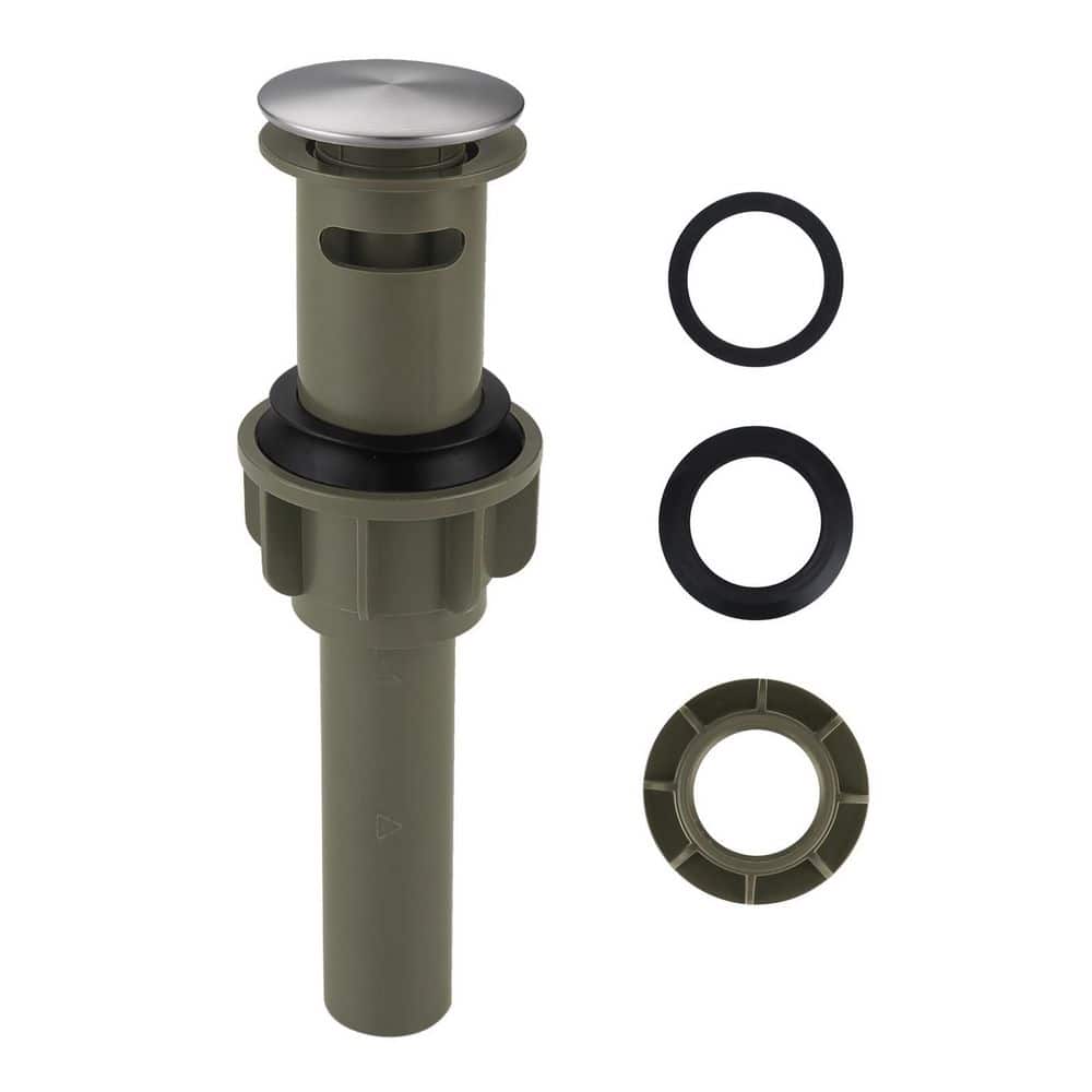 (1-Pack) ABS Pop-Up Drain Assembly with Overflow for Bathroom Sink in Brushed Nickel price history on PriceWatchPro