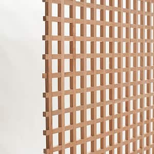 24 in. x 35-3/4 in. x 3/8 in. Unfinished Square Solid North American Cherry Lattice Panel Insert