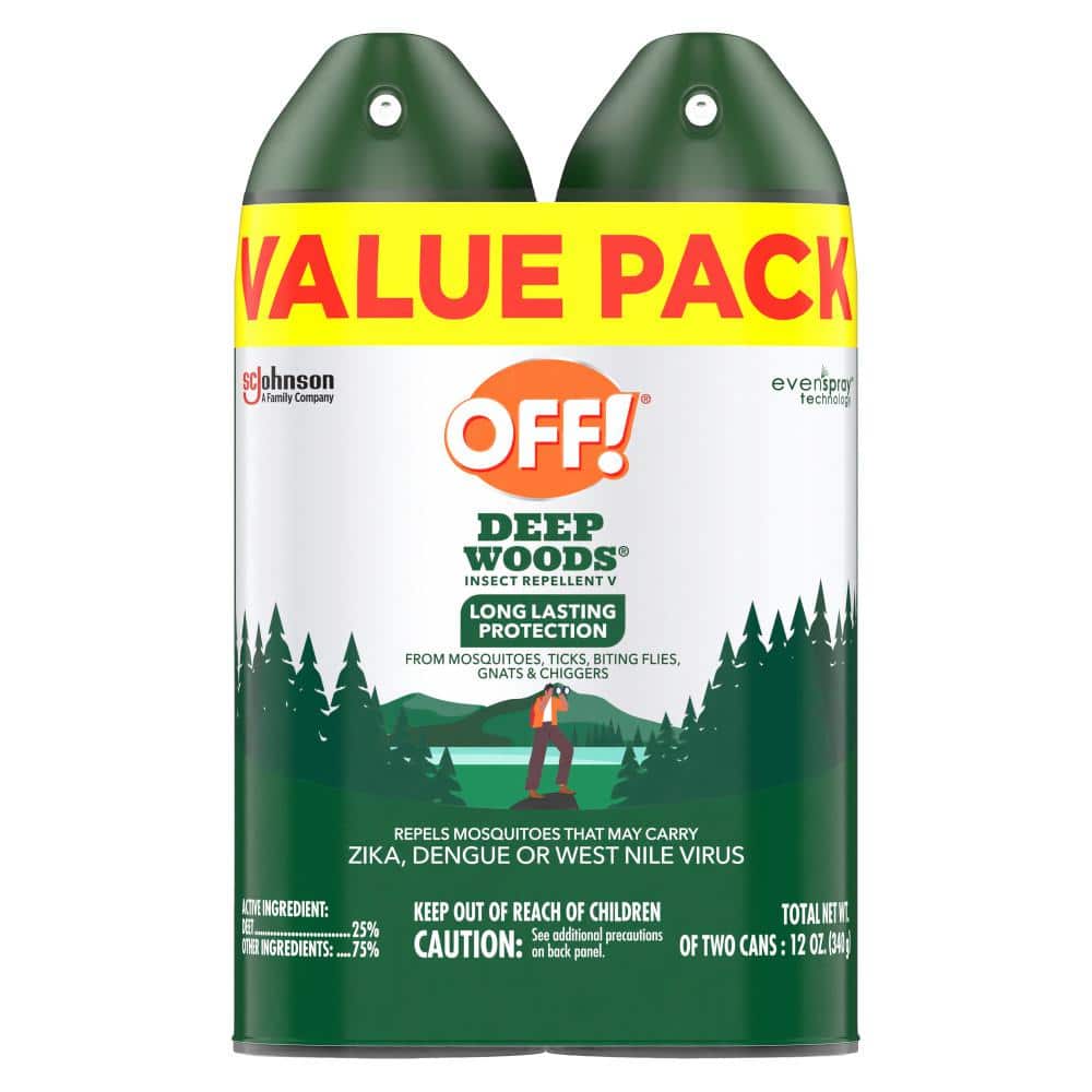 Deep Woods Insect Repellent V, Up to 8 Hours of Mosquito Protection, 6 oz. (2-Pack)