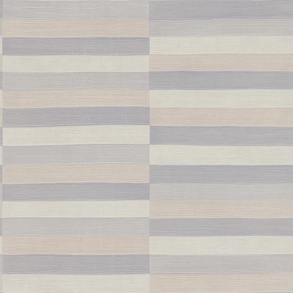 Advantage Multi-Colored Dermot Pastel Horizontal Stripe Wallpaper Sample