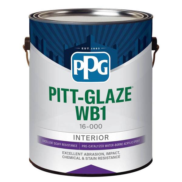 Pitt-Glaze 1 gal. PPG1161-4 Blue Promise Semi-Gloss Waterborne 1