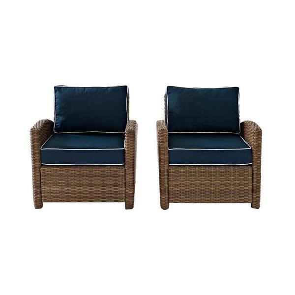 Piece Wicker Outdoor Seating Set, Crosley Patio Furniture Cushions