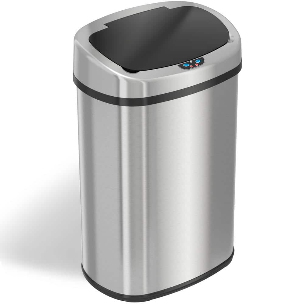 iTouchless IT13RX 13 Gallon Touchless Kitchen Garbage Trash Can, Stainless  Steel, 1 Piece - Dillons Food Stores