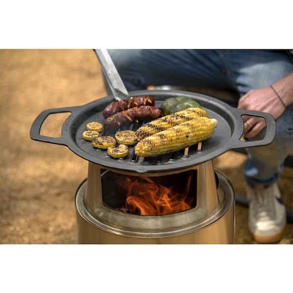 Yukon Large Solo Stove Bonfire Solo Stove Large Cast Iron Grilltop