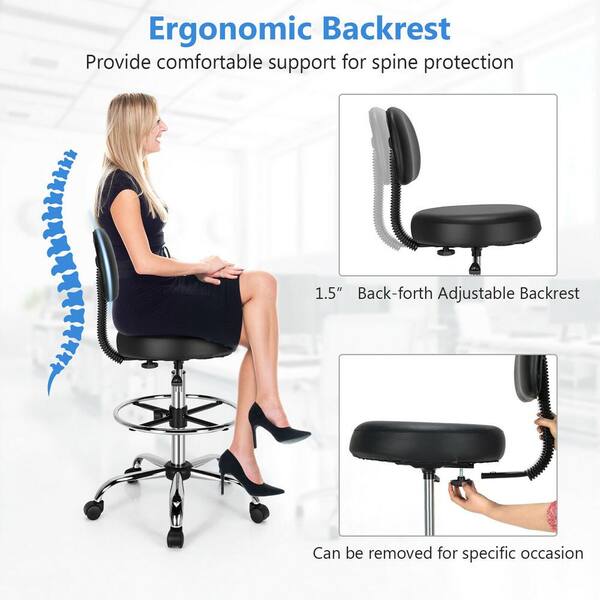 chair with adjustable backrest