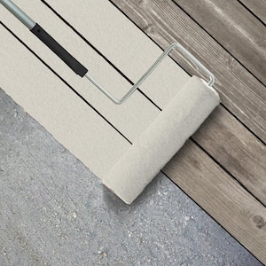 1 gal. #PWN-11 Calla Lily Textured Low-Lustre Enamel Interior/Exterior Porch and Patio Anti-Slip Floor Paint