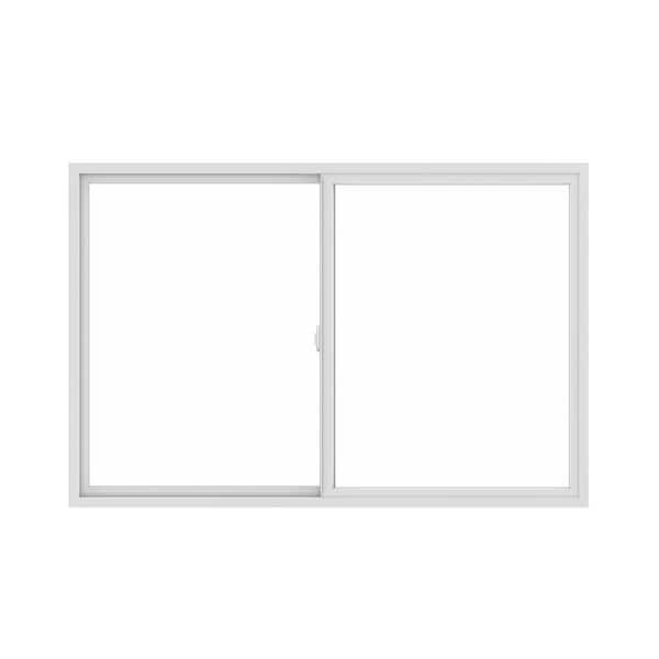 Andersen 71-1/2 in. x 47-1/2 in. 100 Series XO (Active Left) White Gliding Composite Window w/White Int & Hdw, Smartsun Glass