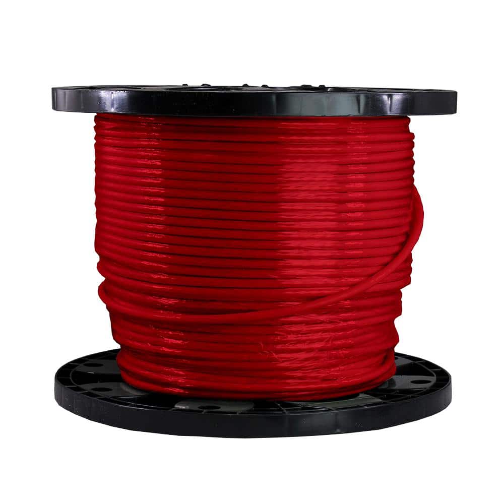 Cerrowire 100 ft. 10 Gauge Red Stranded Copper THHN Wire 112-3873C