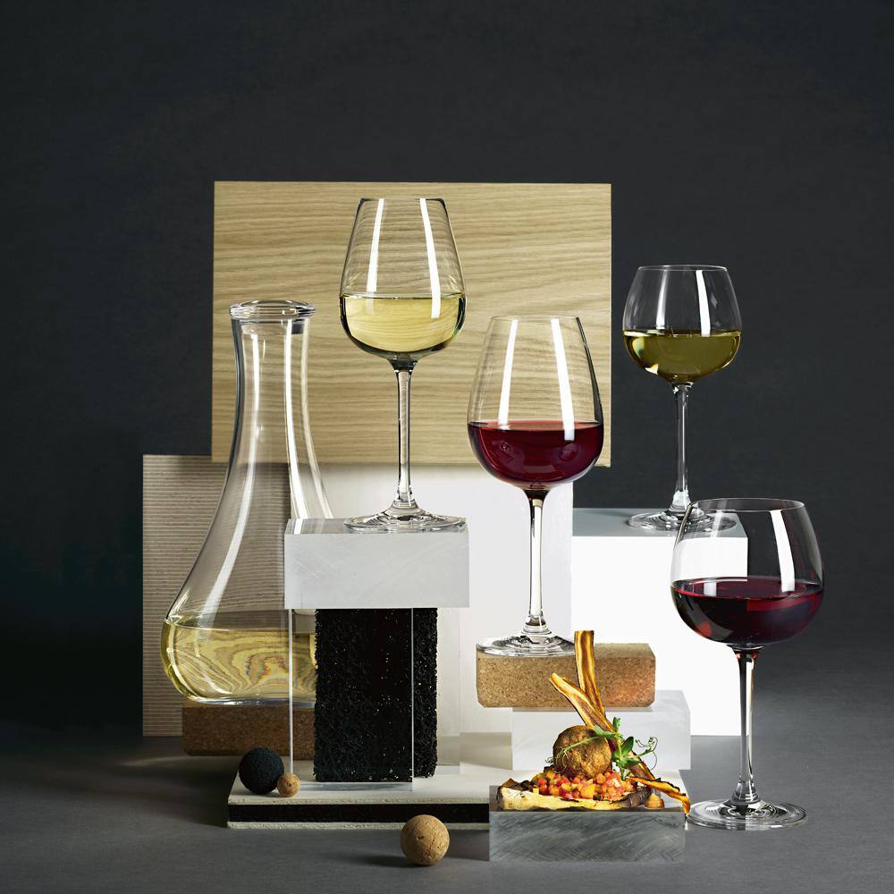 Purismo 13.5 oz Crystal White Wine Glass Set of 4