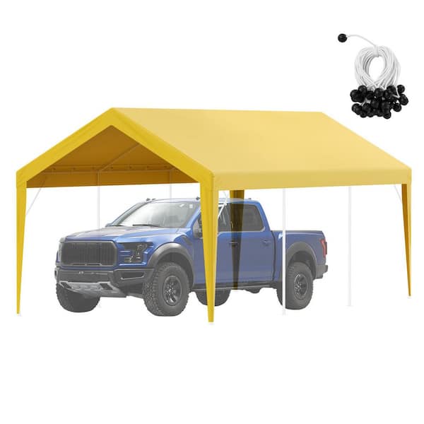 Carport Replacement Canopy Cover 10 x 20 ft., Garage Top Tent Shelter Tarp Heavy-Duty Waterproof and UV Protected