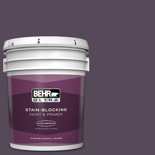 BEHR ULTRA 5 gal. #BXC-51 Deep Mulberry Extra Durable Eggshell Enamel Interior Paint & Primer