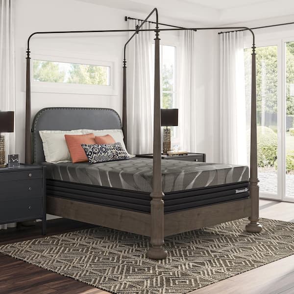 Thomasville Made in USA Artisan Collection; Providence Twin XL Size Medium-Firm Hybrid 14.5" Bed-In-A-Box Luxury Cooling Mattress