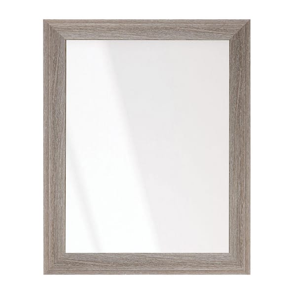 BrandtWorks 33 in. W x 42 in. H Montauk Beachwood Rustic Medium Brown